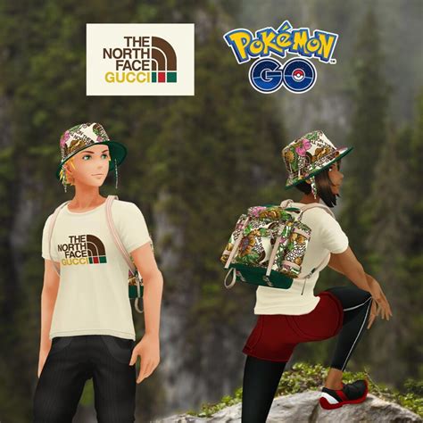 pogo north face gucci code|How to Get The North Face x Gucci Items in Pokémon GO .